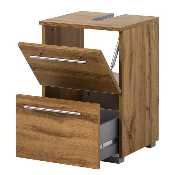 Waschbeckenunterschrank Carlos - Eiche Landhaus Dekor - Breite: 40 cm