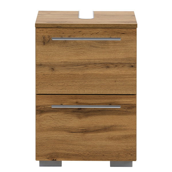 Waschbeckenunterschrank Carlos - Eiche Landhaus Dekor - Breite: 40 cm