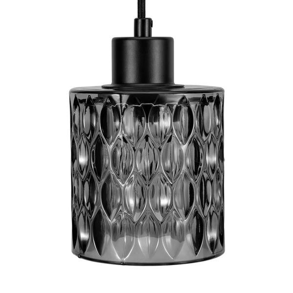 Pendelleuchte Gleaming Magic - Rauchglas / Metall - 1-flammig