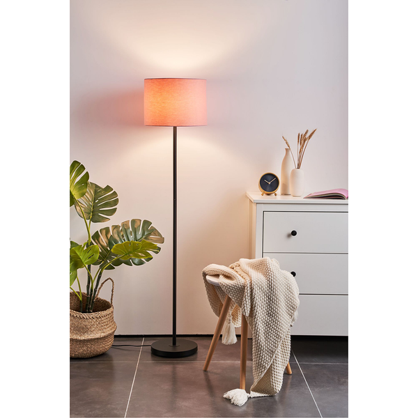 Stehleuchte Grand Reverie - Webstoff / Eisen - 1-flammig