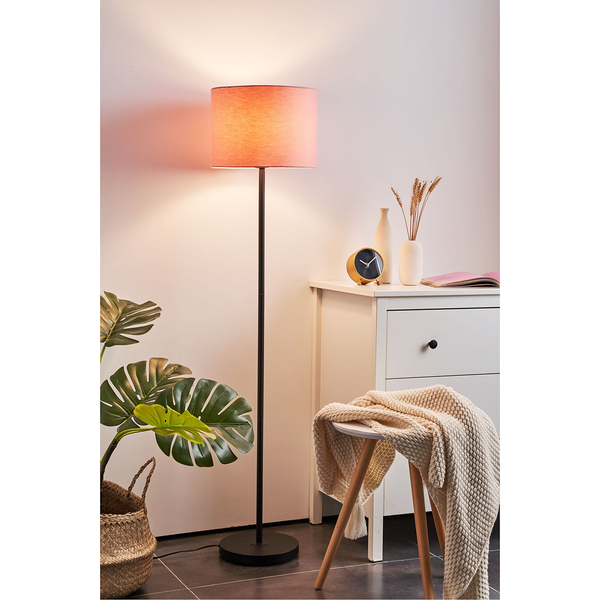 Stehleuchte Grand Reverie - Webstoff / Eisen - 1-flammig