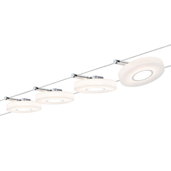Seilsystem Upie - Acrylglas - 4-flammig