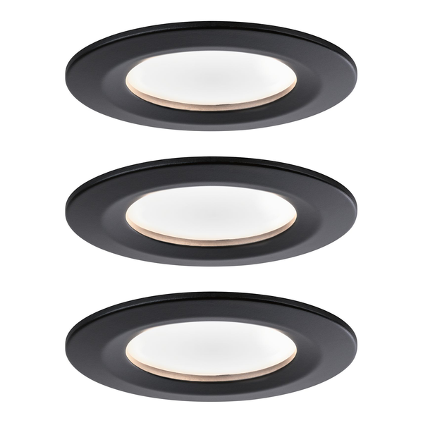 LED-Einbauleuchte Nova IV - Aluminium - 3-flammig
