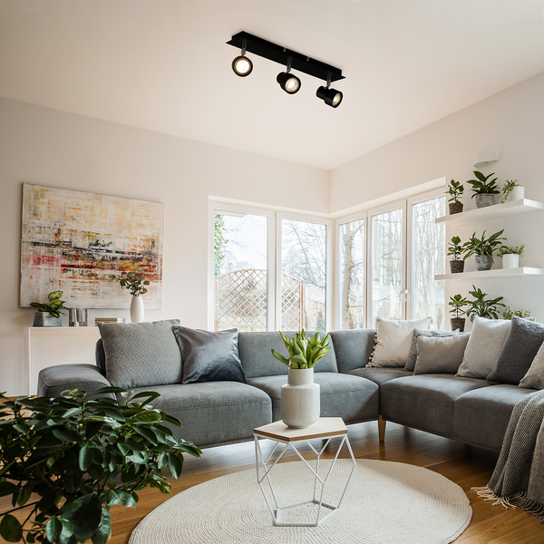 LED-Deckenleuchte  Rock - Eisen - 3-flammig