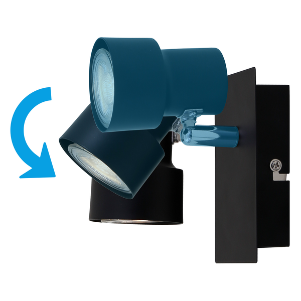 LED-Deckenleuchte  Rock - Eisen - 1-flammig