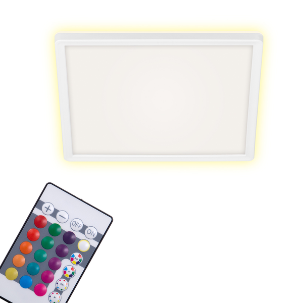 LED-Deckenleuchte  Slim - Polyester PVC - 1-flammig