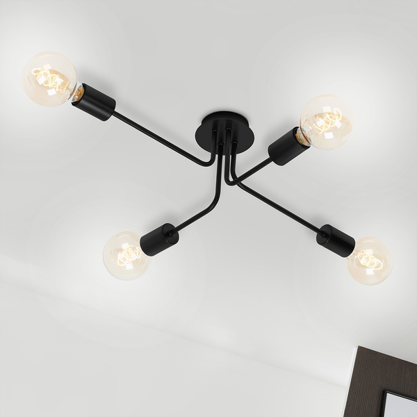 Deckenleuchte  Kuglo - Eisen - 4-flammig