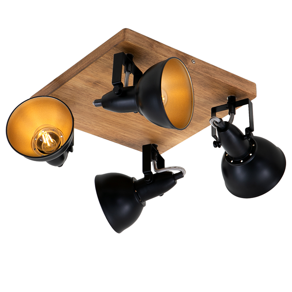 Deckenleuchte  Barnim - Eisen - 4-flammig