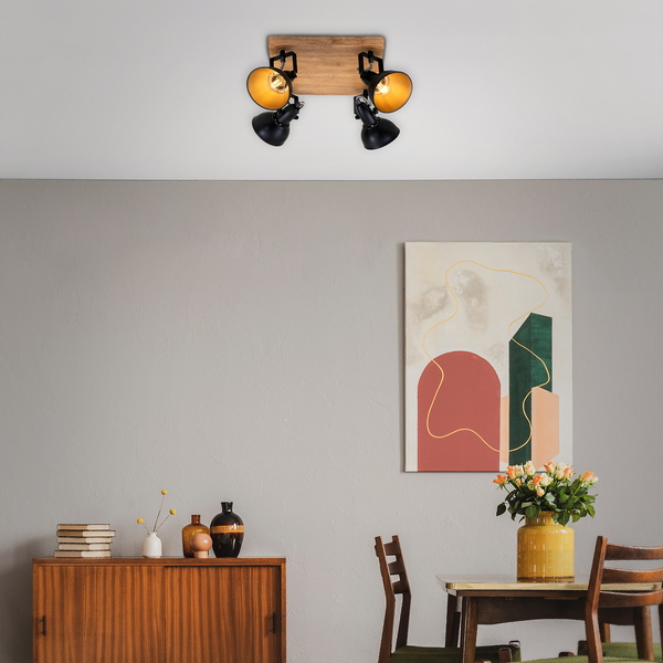 Deckenleuchte  Barnim - Eisen - 4-flammig