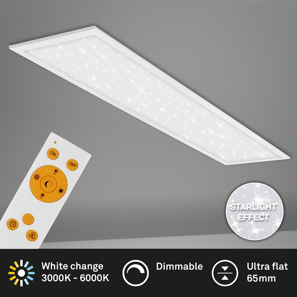 LED-Deckenleuchte  Pallas - Polycarbonat / Eisen - 1-flammig