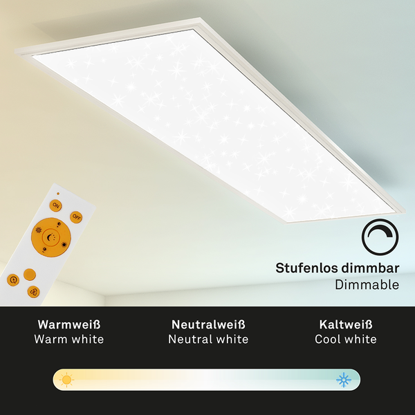 LED-Deckenleuchte  Pallas - Polycarbonat / Eisen - 1-flammig