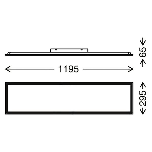 LED-Deckenleuchte  Pallas - Polycarbonat / Eisen - 1-flammig