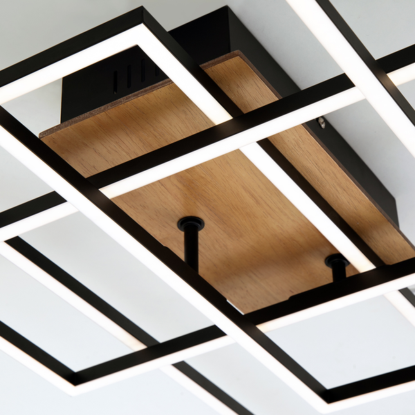 LED-Deckenleuchte  Frame - Polycarbonat / Eisen - 1-flammig