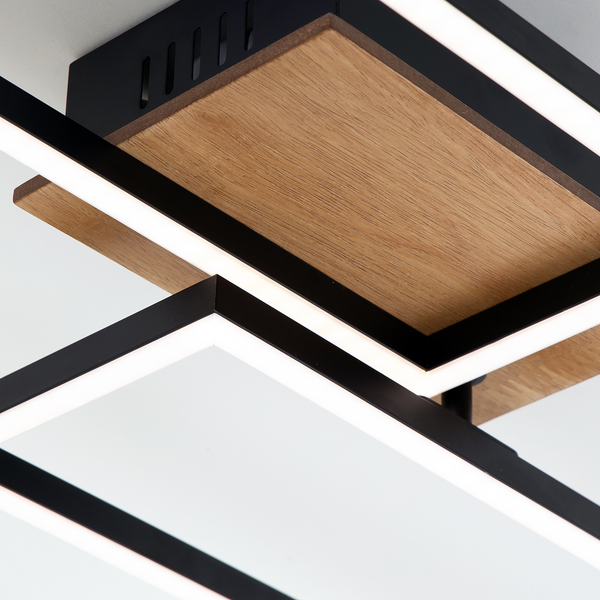 LED-Deckenleuchte  Frame - Polycarbonat / Aluminium - 1-flammig