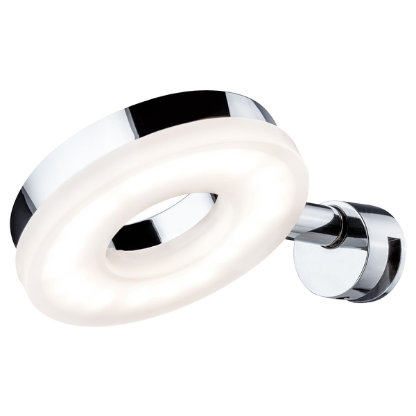 LED-Badleuchte Becrux - Acrylglas / Chrom - 1-flammig