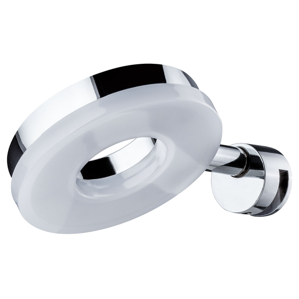 LED-Badleuchte Becrux - Acrylglas / Chrom - 1-flammig