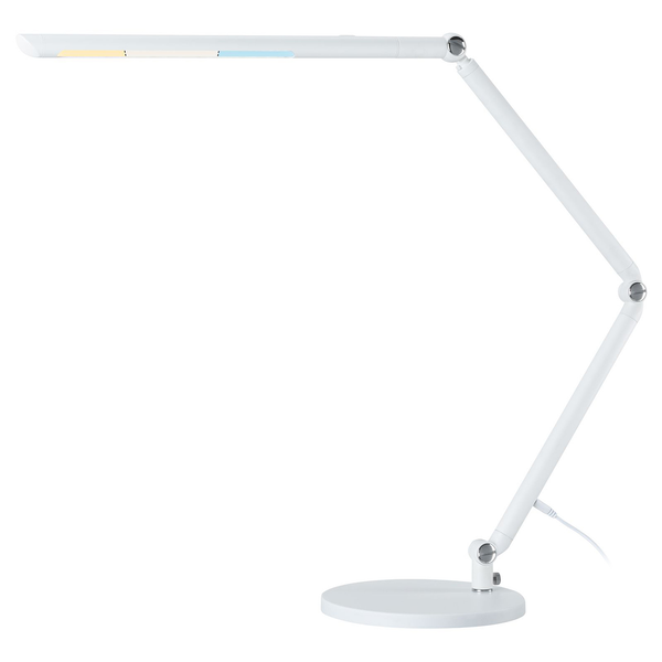 LED-Tischleuchte Siran - Acrylglas / Aluminium - 1-flammig - Weiß
