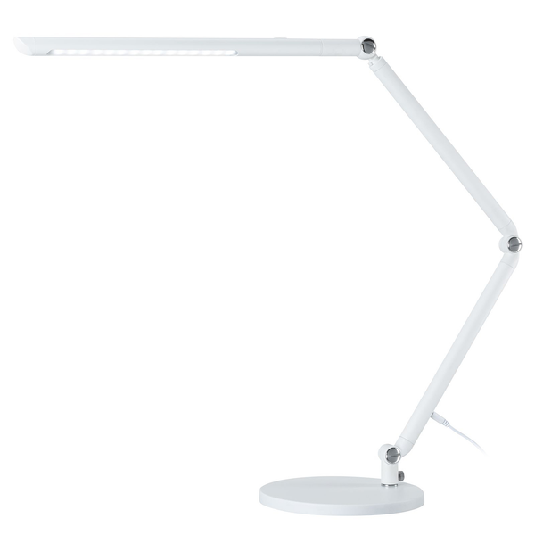 LED-Tischleuchte Siran - Acrylglas / Aluminium - 1-flammig - Weiß