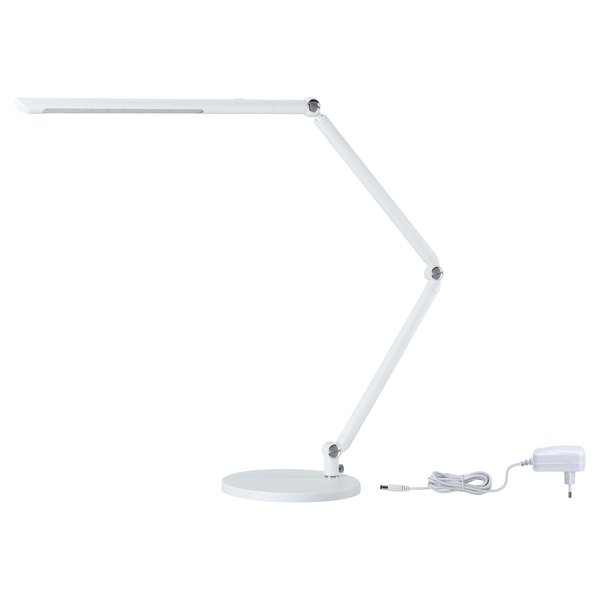 LED-Tischleuchte Siran - Acrylglas / Aluminium - 1-flammig - Weiß