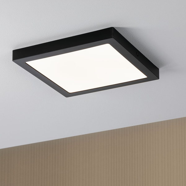 LED-Deckenleuchte Abia I - Acrylglas - 1-flammig - Schwarz