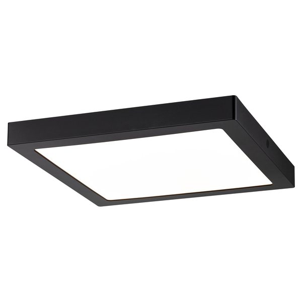 LED-Deckenleuchte Abia I - Acrylglas - 1-flammig - Schwarz