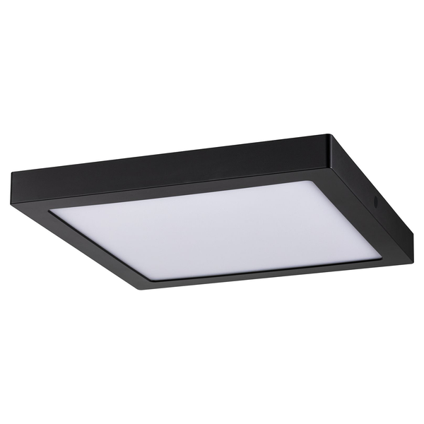 LED-Deckenleuchte Abia I - Acrylglas - 1-flammig - Schwarz