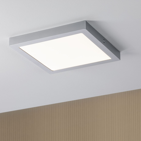 LED-Deckenleuchte Abia I - Acrylglas - 1-flammig - Silber
