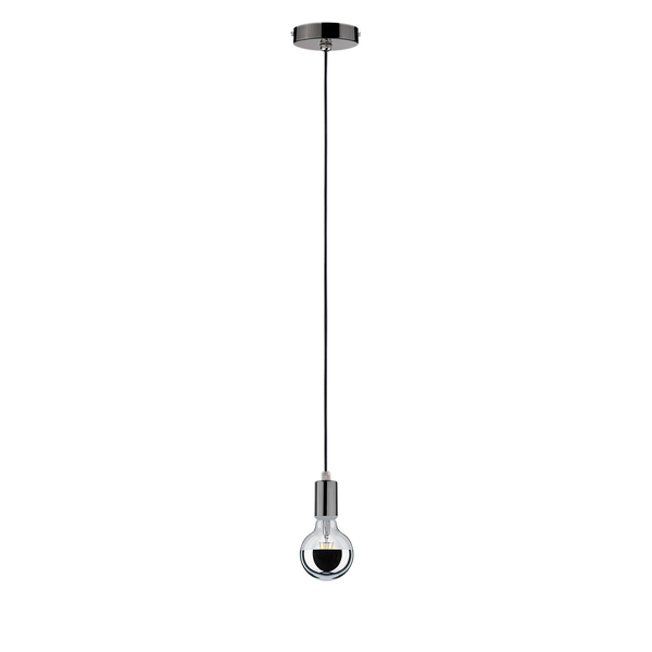 Pendelleuchte Larus - Aluminium - 1-flammig - Schwarz
