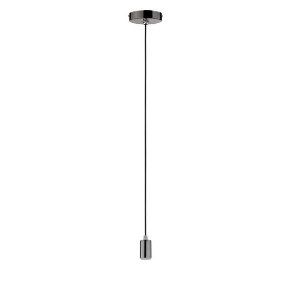 Pendelleuchte Larus - Aluminium - 1-flammig - Schwarz