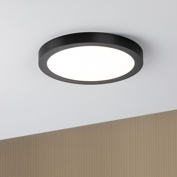 LED-Deckenleuchte Abia II - Acrylglas - 1-flammig - Schwarz