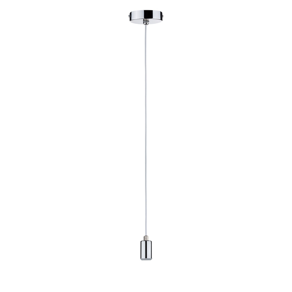 Pendelleuchte Larus - Chrom - 1-flammig - Silber