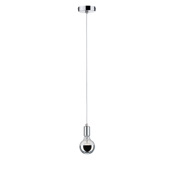 Pendelleuchte Larus - Chrom - 1-flammig - Silber