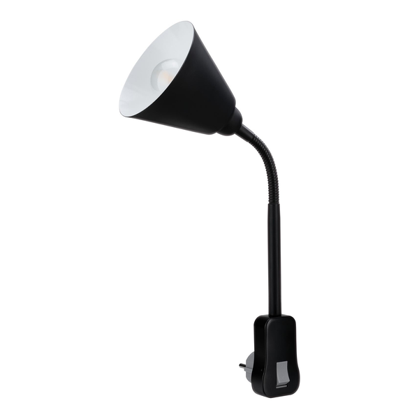 Wandleuchte Junus - Aluminium - 1-flammig - Schwarz