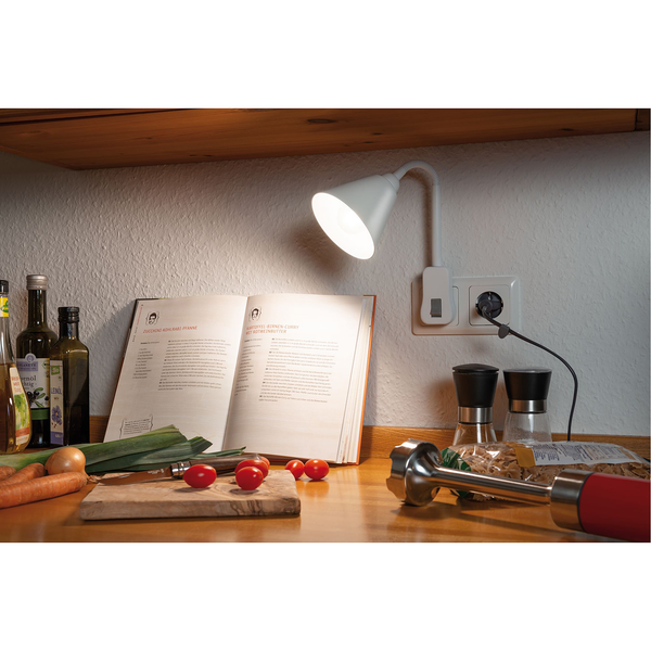 Wandleuchte Junus - Aluminium - 1-flammig - Weiß