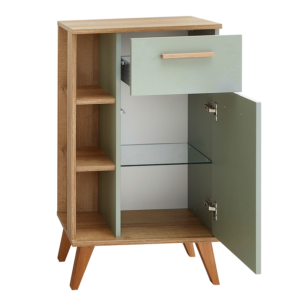 Unterschrank Quickset 963 - Salbei / Eiche Riviera Dekor