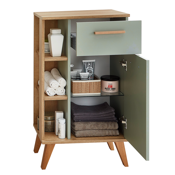 Unterschrank Quickset 963 - Salbei / Eiche Riviera Dekor