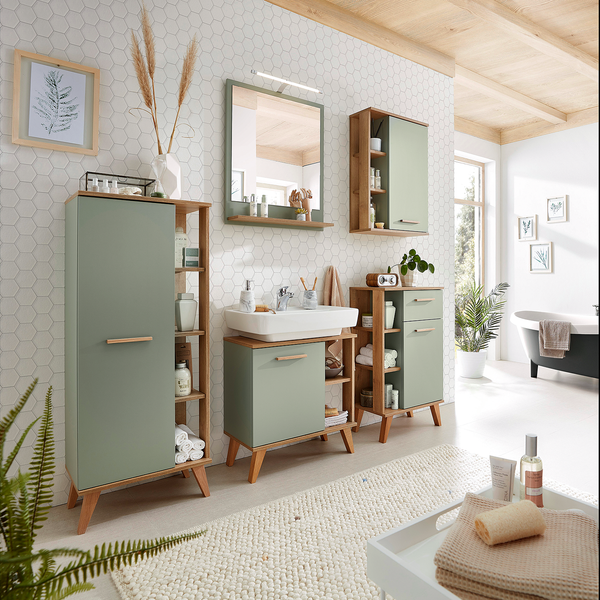 Hängeschrank Quickset 963 - Salbei / Eiche Riviera Dekor