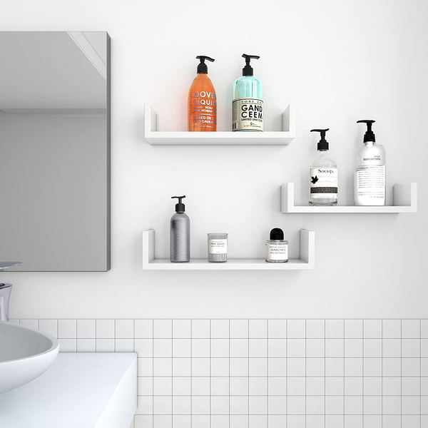 Wandboard Cresson (3er-Set) - Weiß