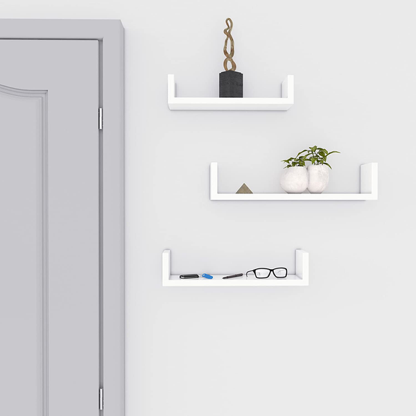 Wandboard Cresson (3er-Set) - Weiß