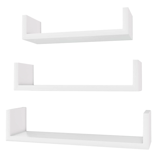 Wandboard Cresson (3er-Set) - Weiß