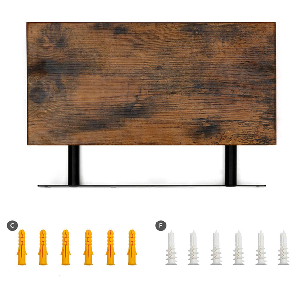 Wandboard Cottondale - Braun - Breite: 40 cm