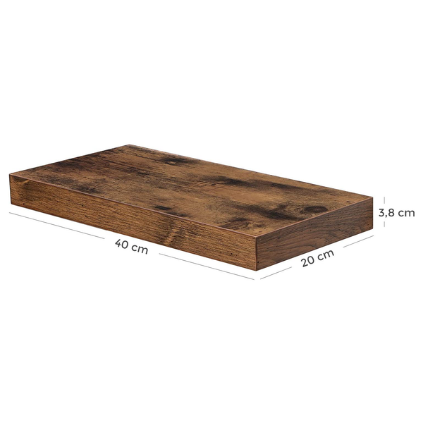 Wandboard Cottondale - Braun - Breite: 40 cm