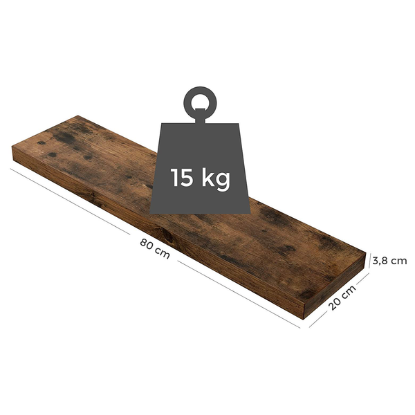Wandboard Cottondale - Braun - Breite: 80 cm