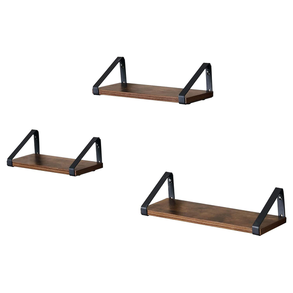 Wandboard Crossville 3er-Set - Dunkelbraun
