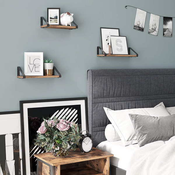 Wandboard Crossville 3er-Set - Dunkelbraun