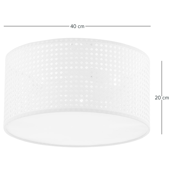 Deckenleuchte Puyoo - Eisen / Papier - 3-flammig