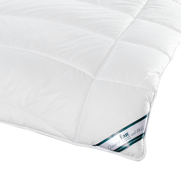 Duo-Steppbett Klima Active Plus - Baumwolle / Polyester - Weiß - 135 x 200 cm