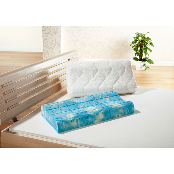Nackenstützkissen Gelax - Polyester / Lyocell - Weiß