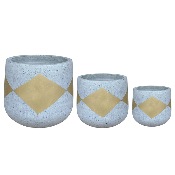 Pflanzenkübel Etival (3-teilig) - Polystone