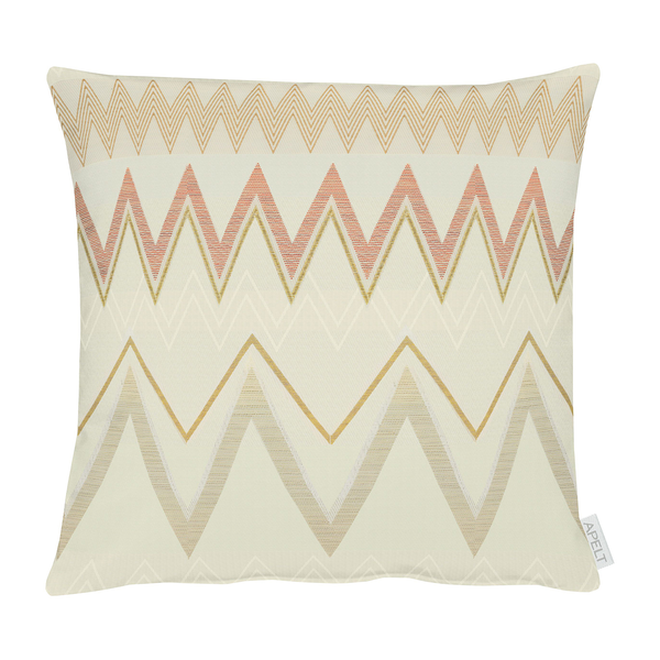 Dekokissen Indira - Polyester / Baumwolle - Beige